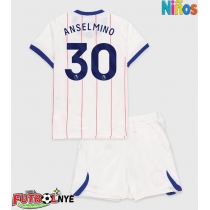 Camiseta Chelsea Aaron Anselmino #30 Tercera Equipación para niños 2026-27 manga corta (+ pantalones cortos)